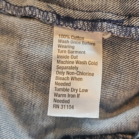 Madison  Wide leg Crop Jeans size 4 - Picture 4 of 4